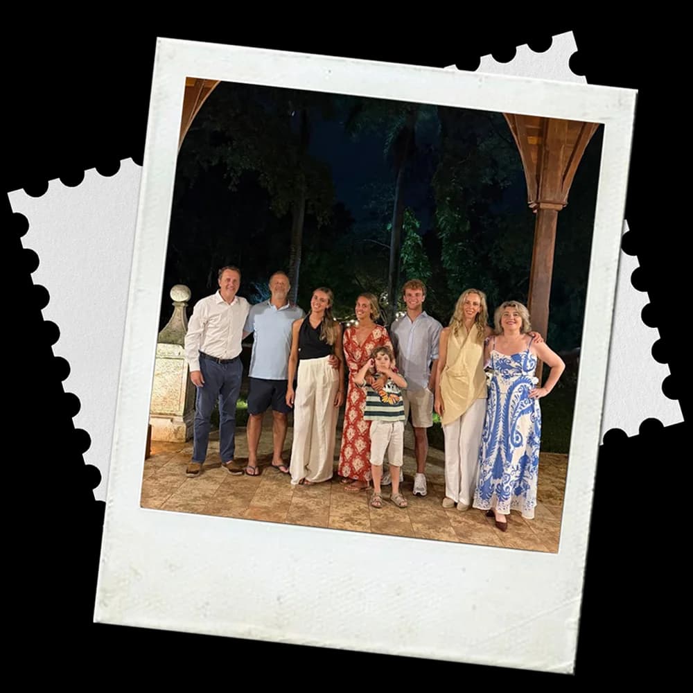 Fotografía de Miguel García del Castillo y Familia